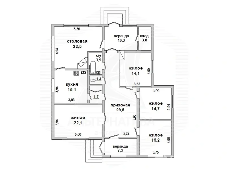 продажа коттеджа, Подбела, 