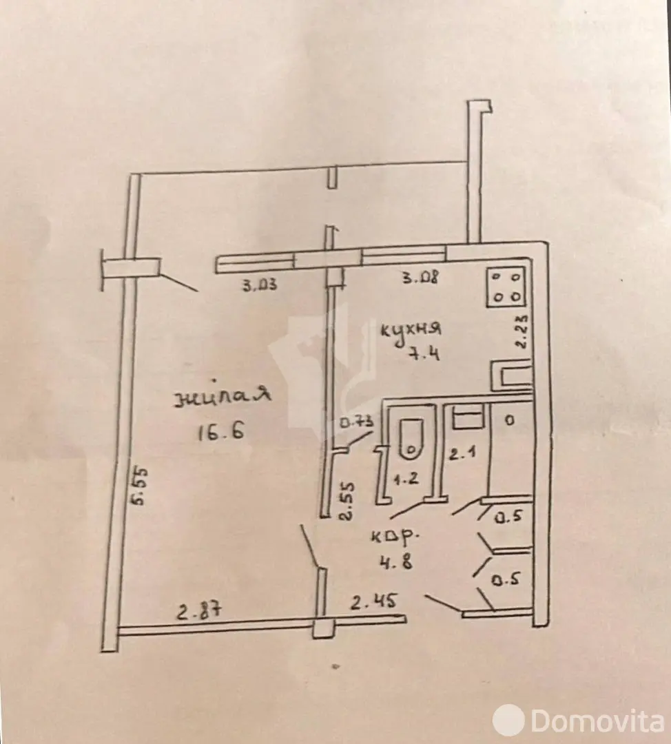 Снять 1-комнатную квартиру в Минске, пр-т Пушкина, д. 26, 300USD, код 149898 - фото 12