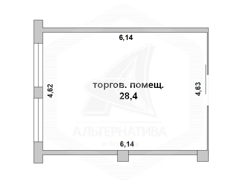 Цена продажи торгового объекта, Брест, 