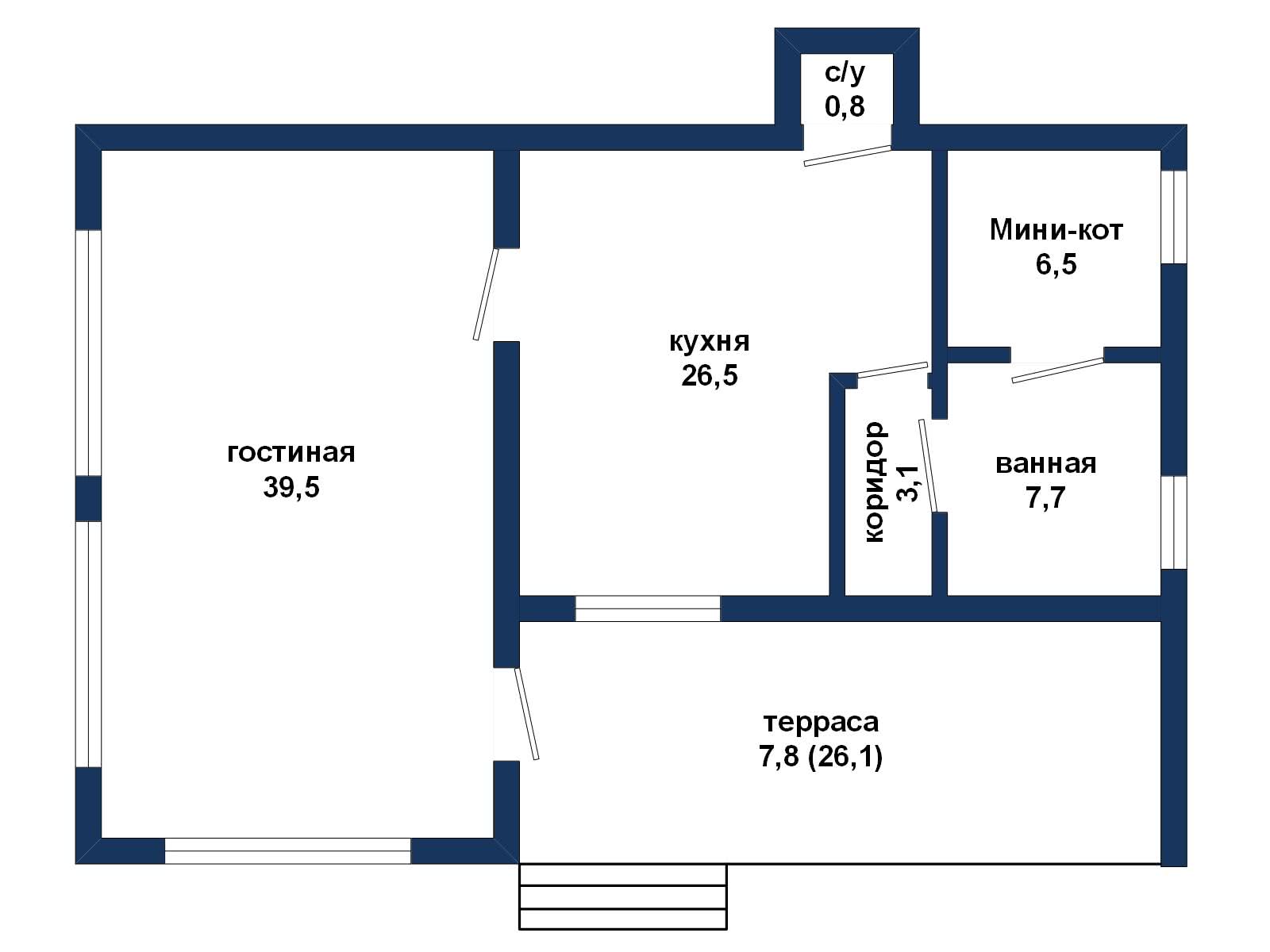 Продать 1-этажный коттедж в Бузунах, Минская область , 59500USD, код 638134 - фото 1