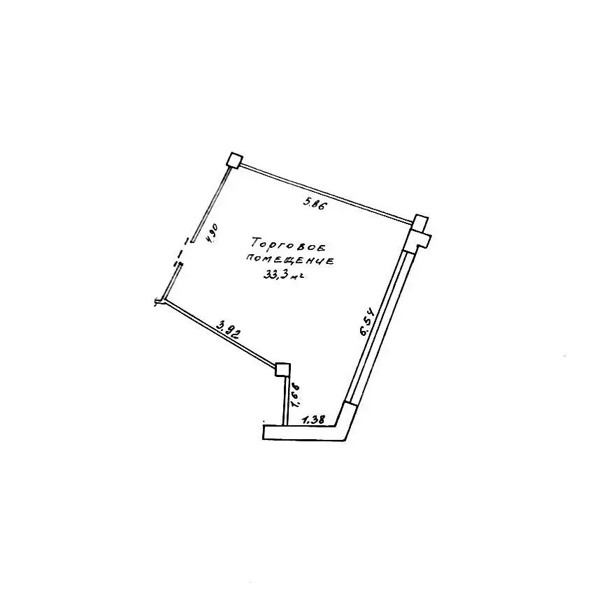 торговый объект, Минск, ул. Веры Хоружей, д. 6/б