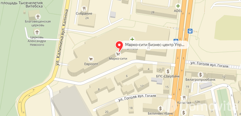 торговый центры, Витебск, ул. Ленина, д. 26А, стоимость бизнес-центры :price