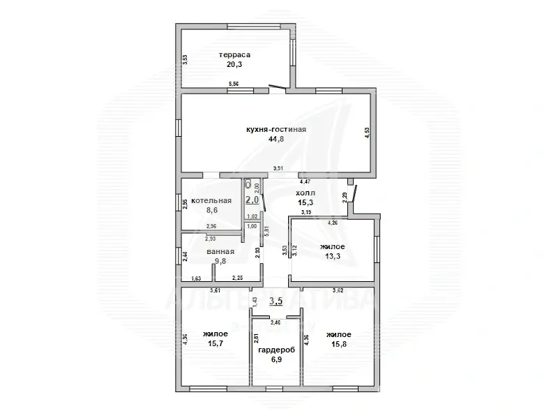 Продажа 1-этажной дачи в Контакт-2009 Брестская область, 513730BYN, код 186527 - фото 42