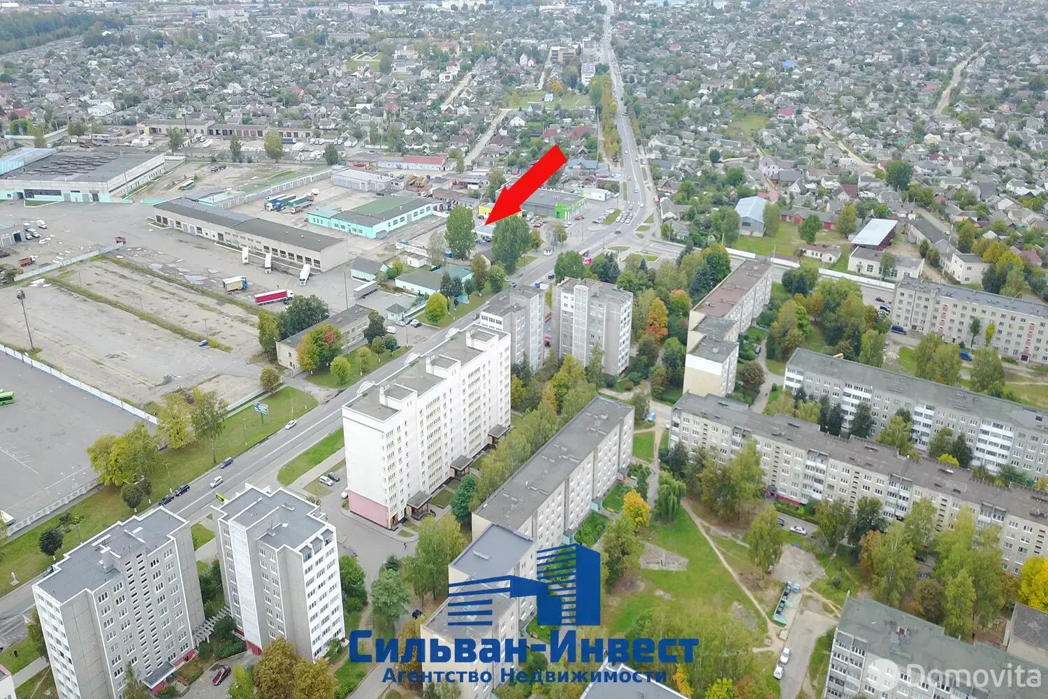 торговый объект, Барановичи, ул. Тельмана, д. 100/А, стоимость продажи 2 326 961 р.