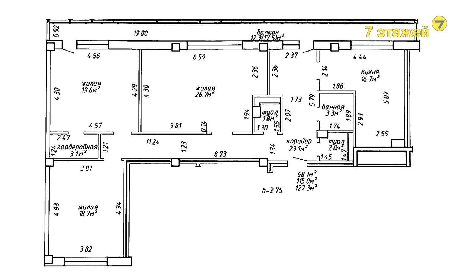 Купить 3-комнатную квартиру в Минске, пр-т Победителей, д. 121, 250000 USD, код: 1080263 - фото 2