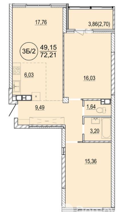 продажа квартиры, Минск, ул. Разинская, д. 4