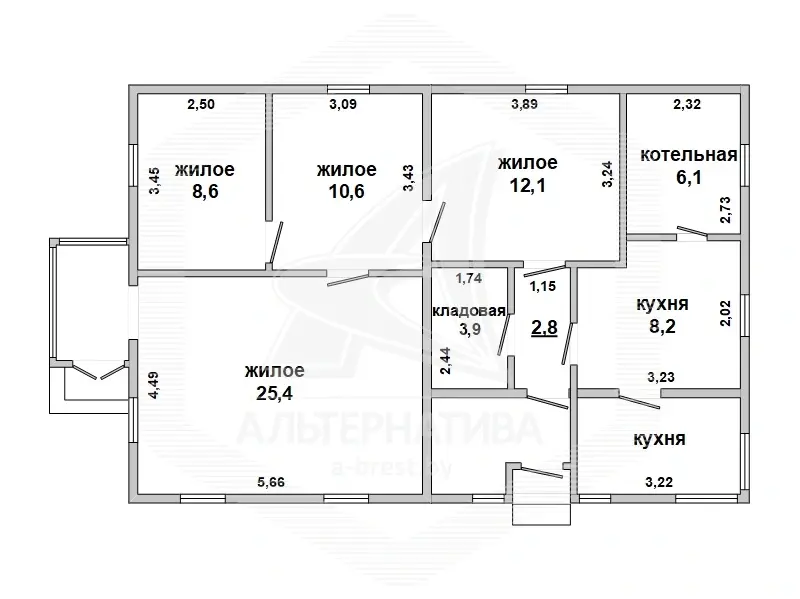 коттедж, Быстрица,