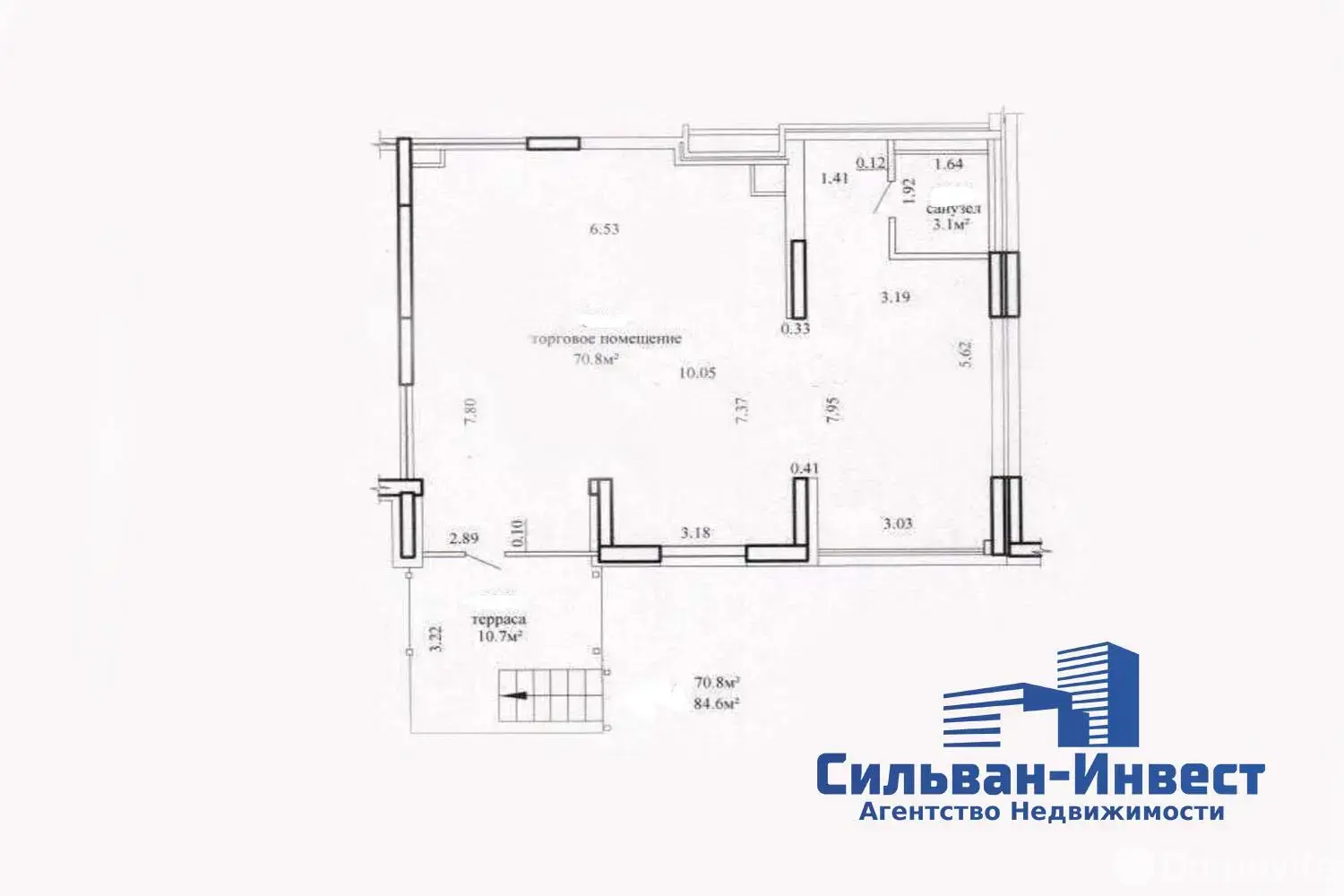 Продажа торгового помещения на ул. Михаила Савицкого, д. 1 в Минске, 211500EUR, код 999183 - фото 10