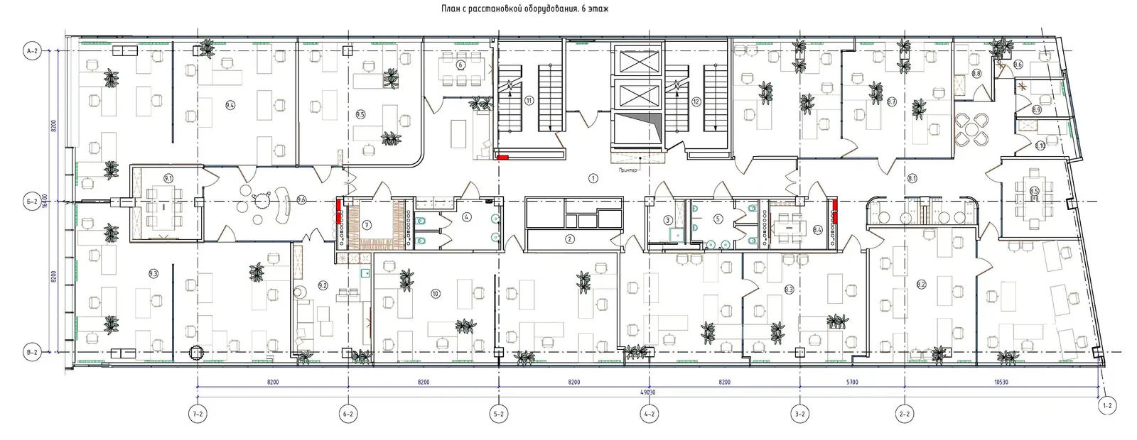 Аренда офиса на ул. Аранская, д. 8 в Минске, 12409EUR, код 15147 - фото 25