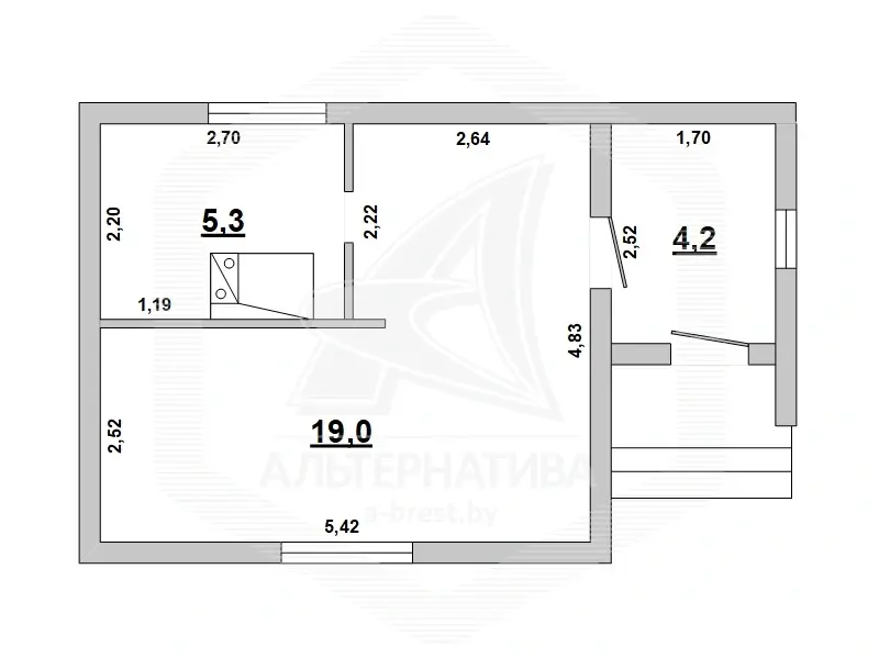 Купить 2-этажную дачу в Росинка при Брестском ДЭУ-138 Брестская область, 55000USD, код 185565 - фото 14