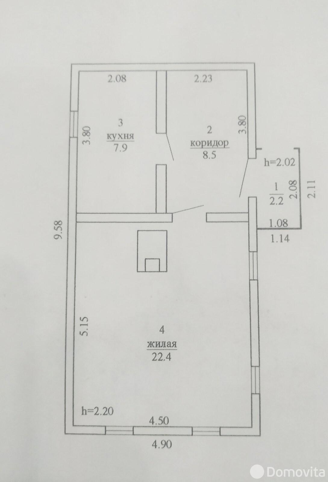 Стоимость продажи коттеджа, Понемонцы, д. 42