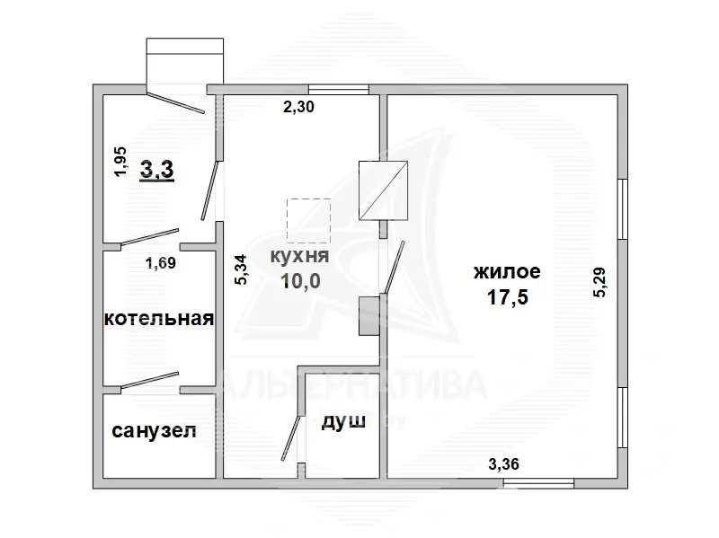 коттедж, Тростяница, 