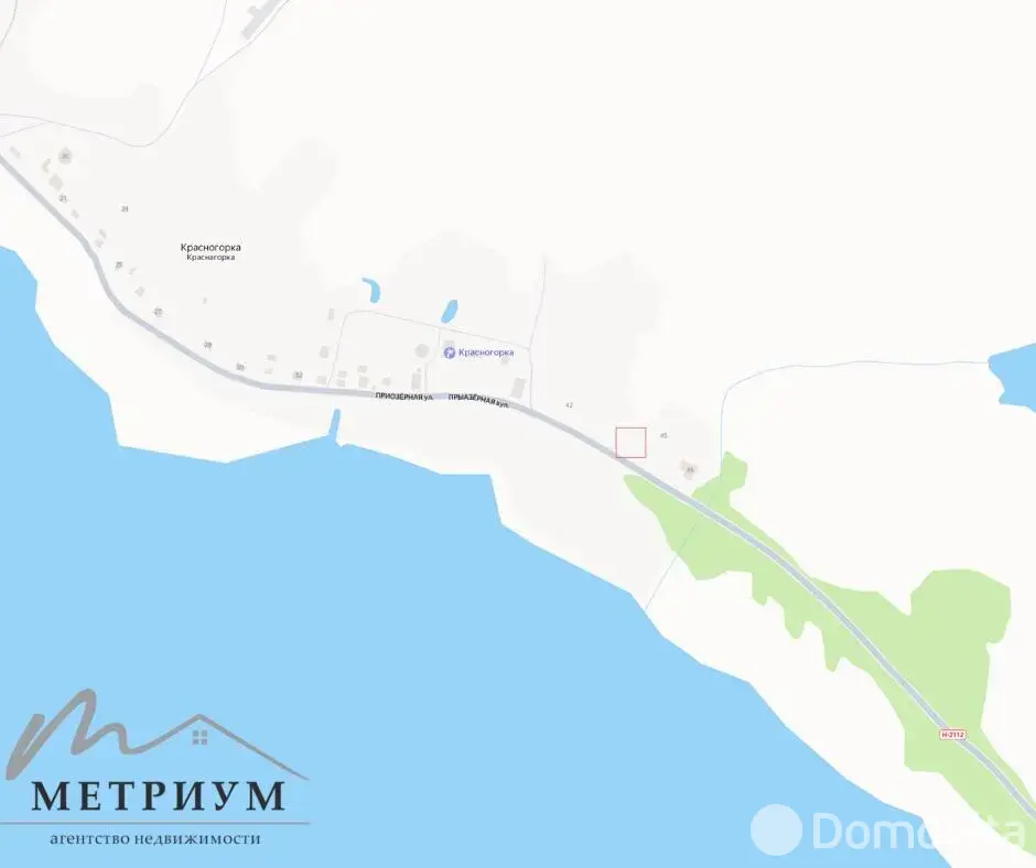 участок, Красногорка, ул. Приозёрная 