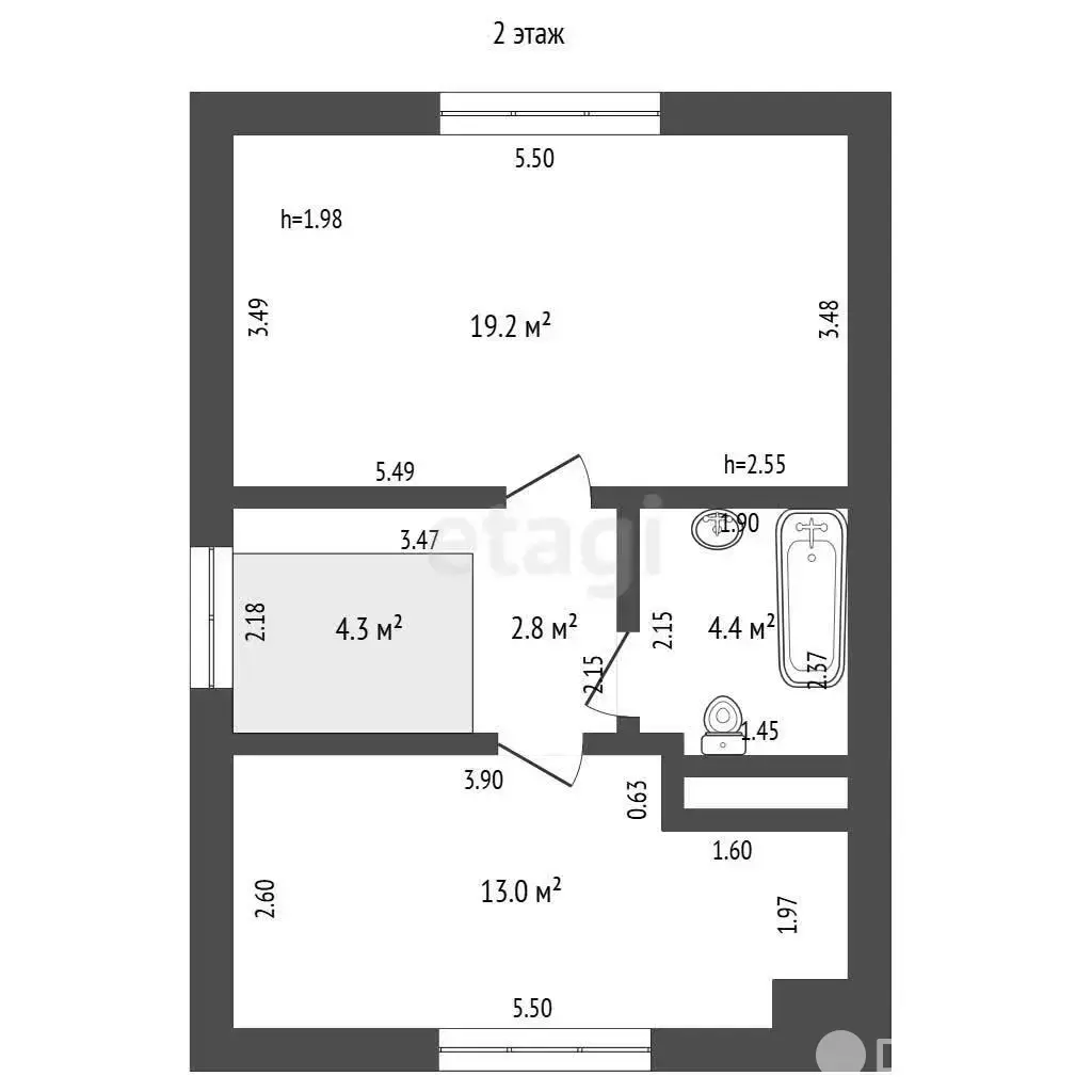 Купить 2-этажную дачу в Ветеран войны Минская область, 532000BYN, код 186362 - фото 46