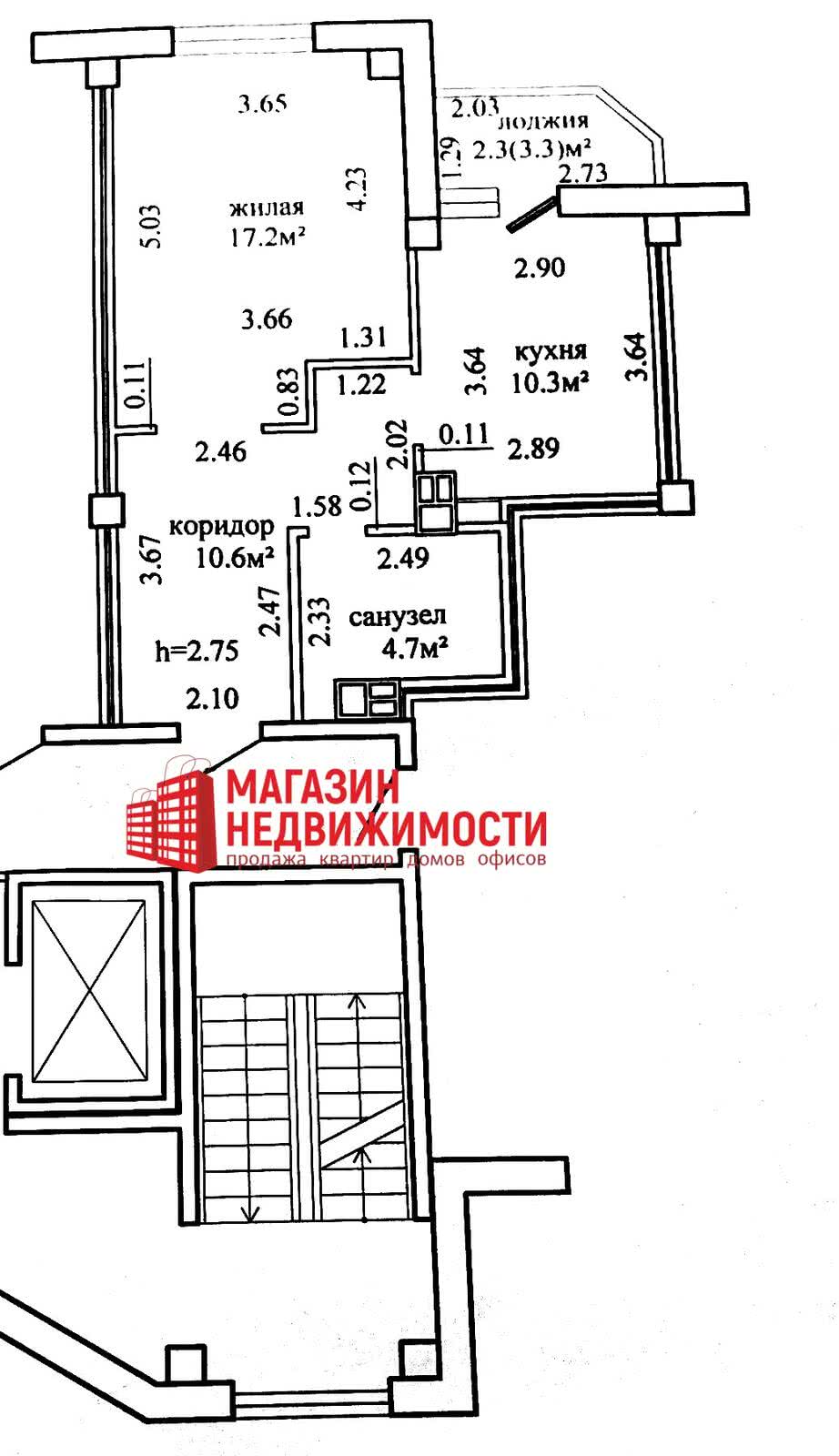 квартира, Гродно, ул. Лидская, д. 3 А, стоимость продажи 163 130 р.