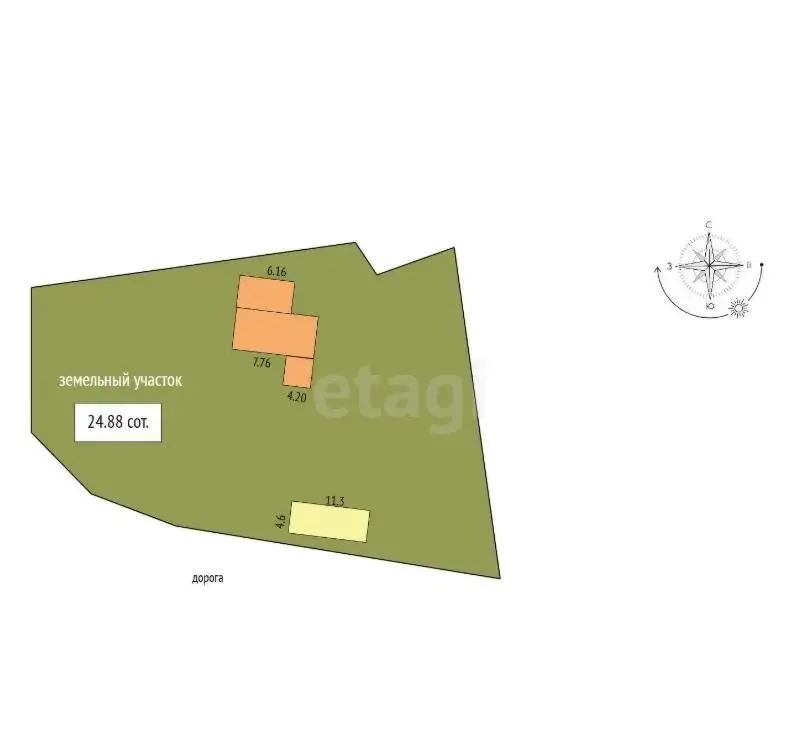 коттедж, Дубок, 