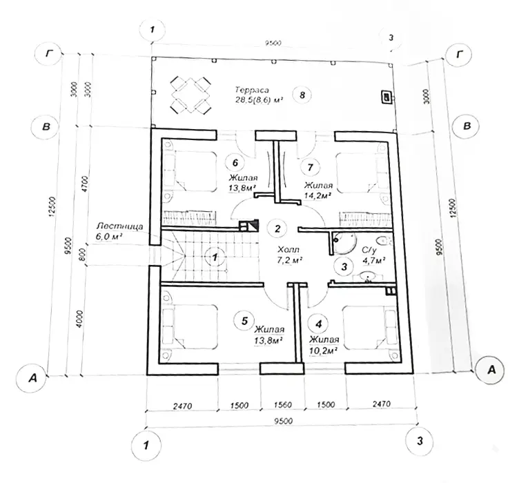 Купить 2-этажную дачу в Сокол Минская область, 105000USD, код 184265 - фото 28
