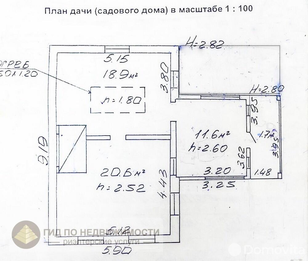 Купить 1-этажную дачу в Приборе Гомельская область, 18000USD, код 175106 - фото 19