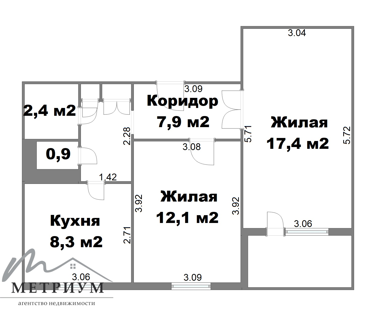 квартира, Минск, ул. Голубева, д. 22/1 в Московском районе