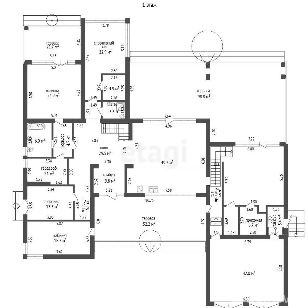 коттедж, Крапивники, ул. Лесная, д. 30, стоимость продажи 883 468 р.