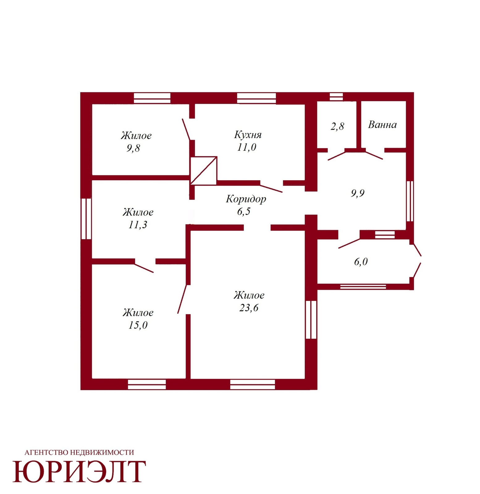 дом, Городище, пер. Озёрный