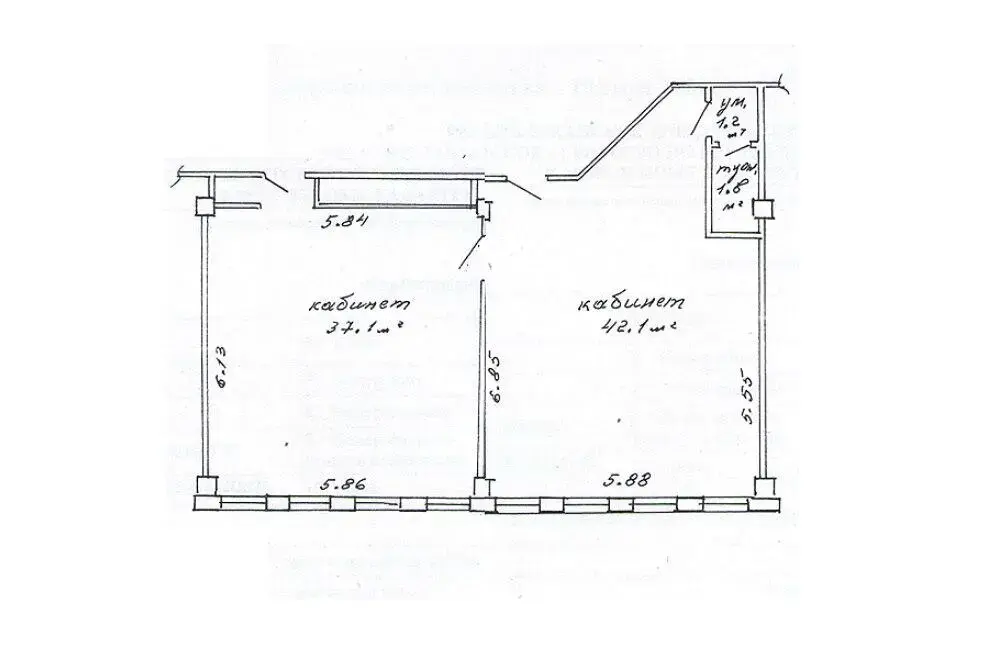 Снять офис на ул. Тимирязева, д. 65/Б в Минске, 2500BYN, код 17327 - фото 2