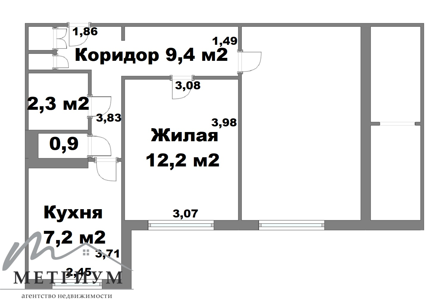 Стоимость продажи комнаты, Минск, ул. Герасименко, д. 20