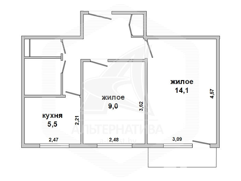 квартира, Брест, ул. Московская в Московском районе