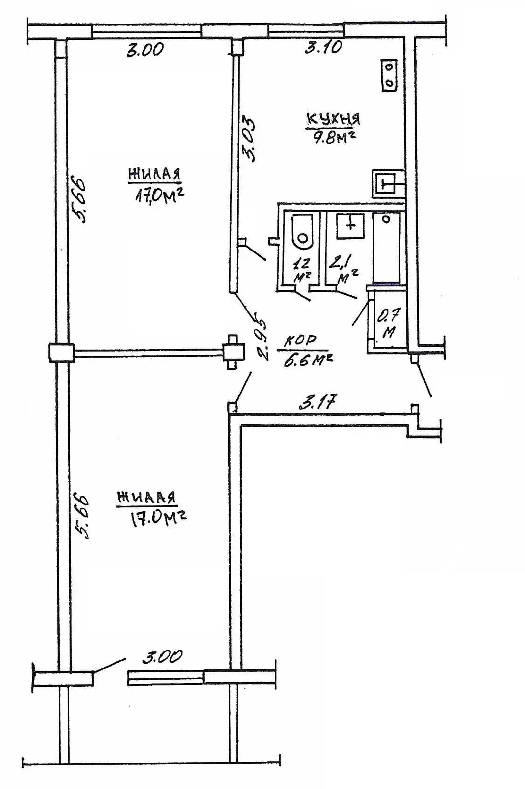 Снять 2-комнатную квартиру в Минске, пр-т Пушкина, д. 38, 600USD, код 149113 - фото 19