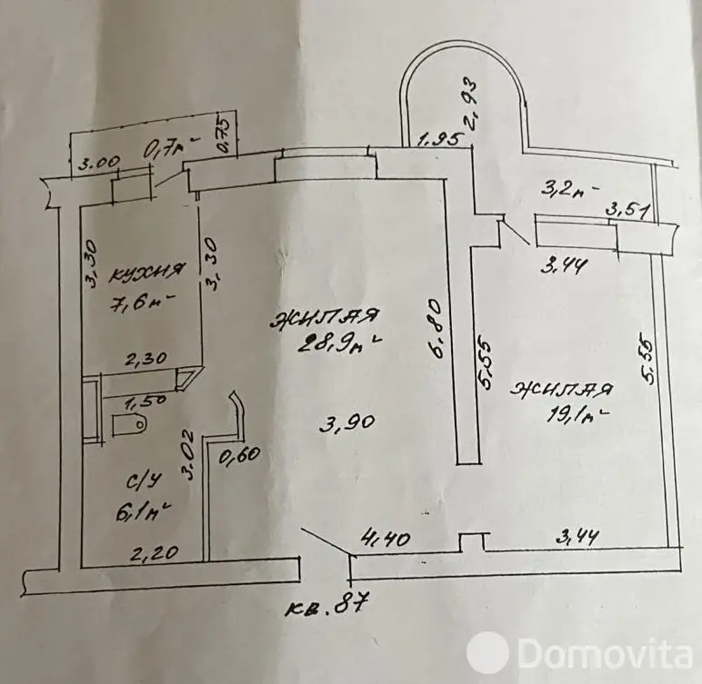 Снять 2-комнатную квартиру в Минске, ул. Захарова, д. 50А, 530USD, код 147488 - фото 14