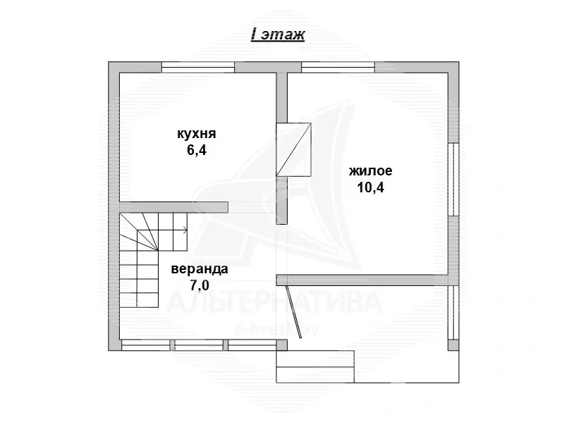 Продажа 2-этажной дачи в Буг Жабинковского района Брестская область, 15000EUR, код 181980 - фото 25