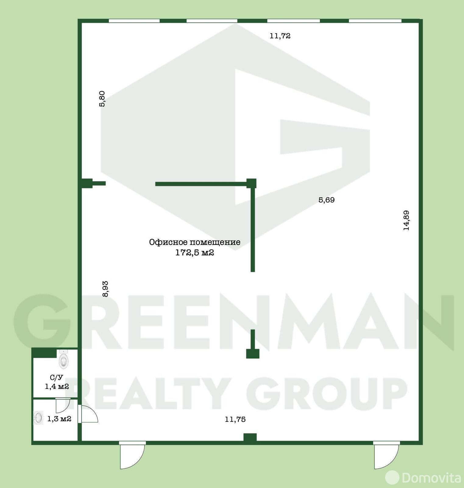 Купить офис на ул. Ваупшасова, д. 10 в Минске, 130000USD, код 7921 - фото 16