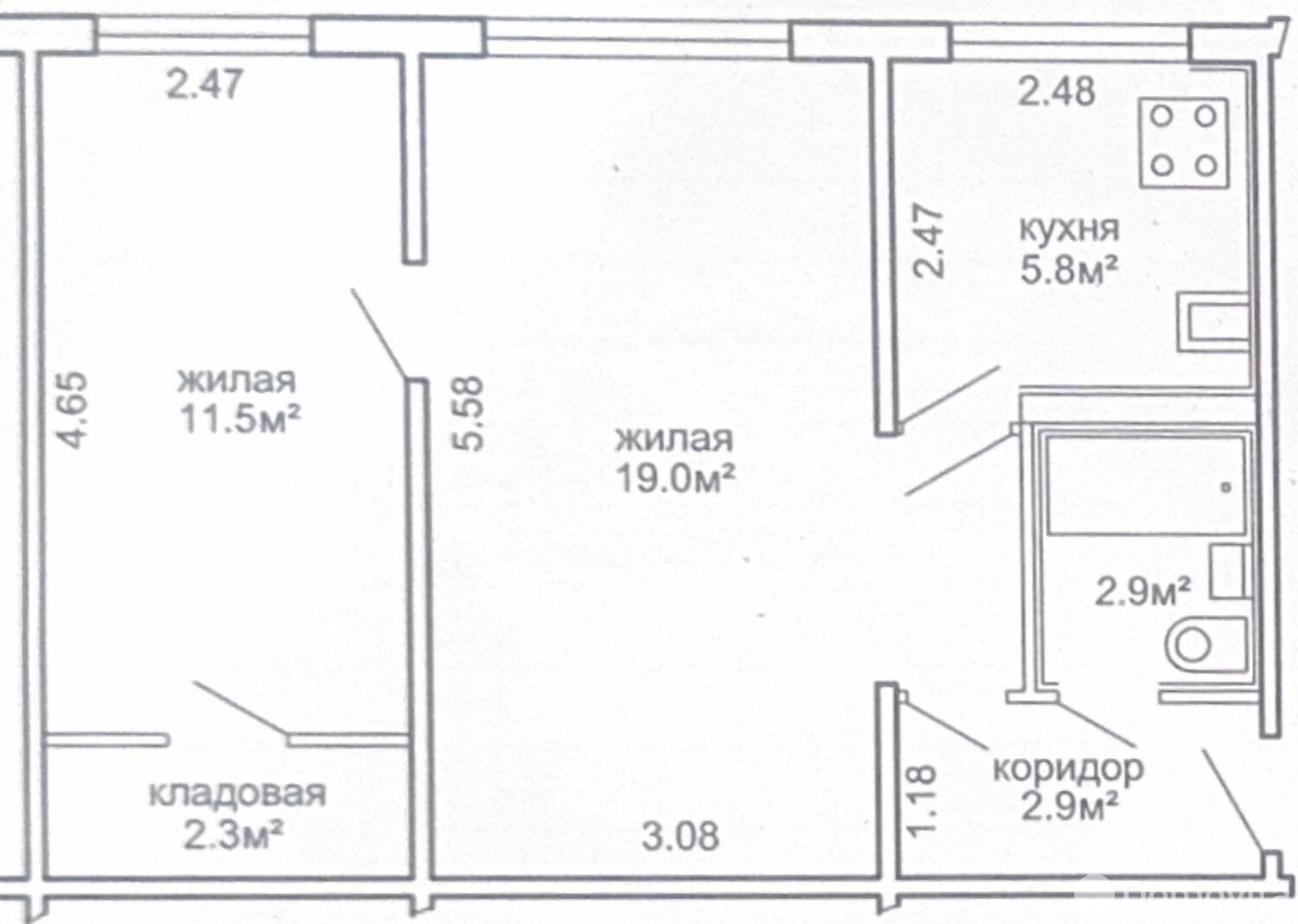 квартира, Минск, ул. Щербакова, д. 27 в Партизанском районе