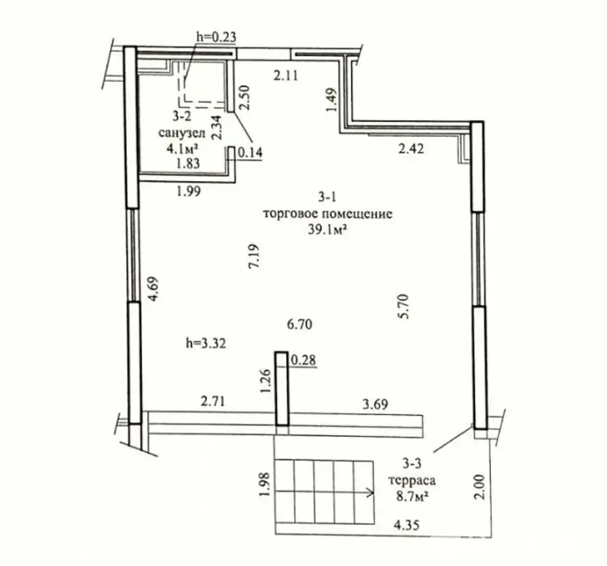 Купить помещение под сферу услуг в Минске, ул. Лейтенанта Кижеватова, д. 3/Б - фото 12