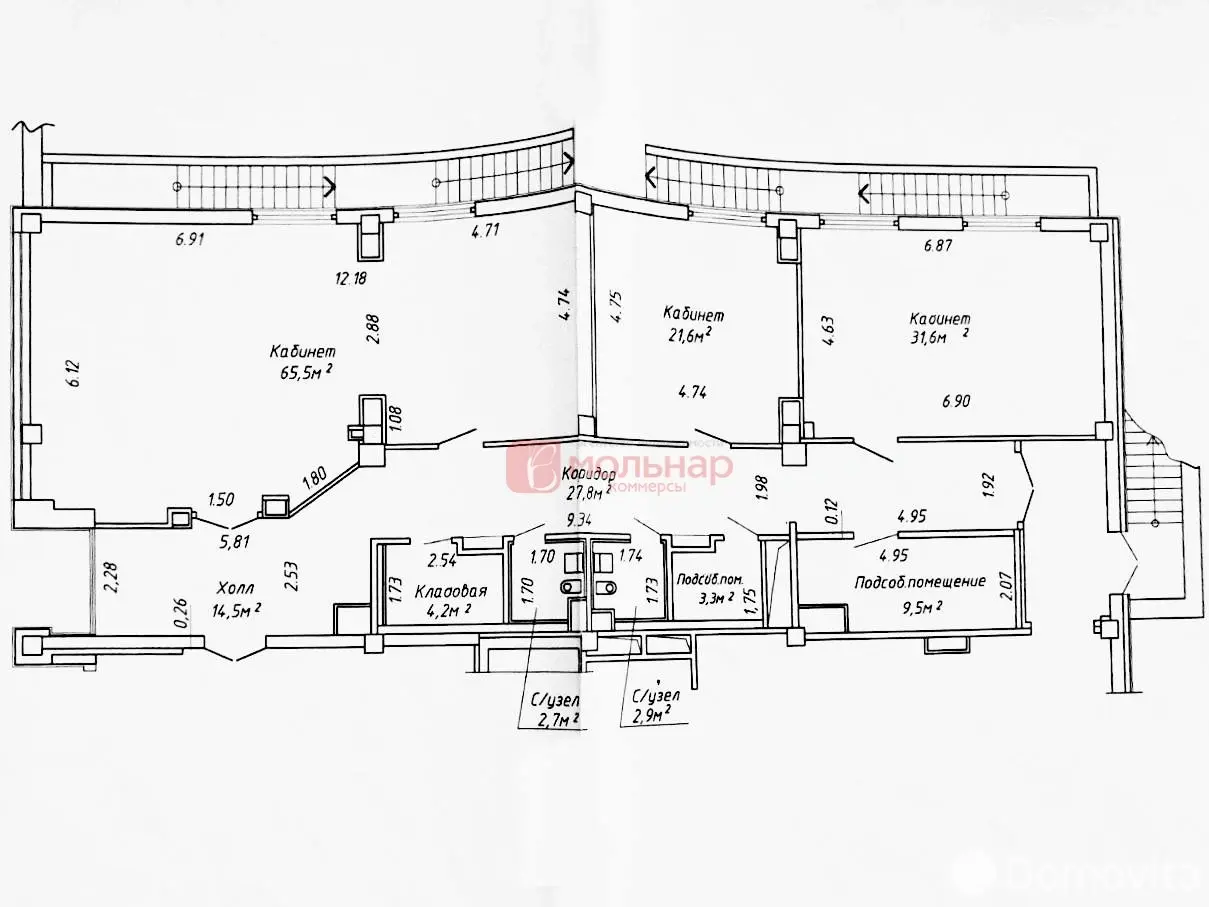Снять офис на ул. Максима Богдановича, д. 130 в Минске, 2203EUR, код 14126 - фото 6