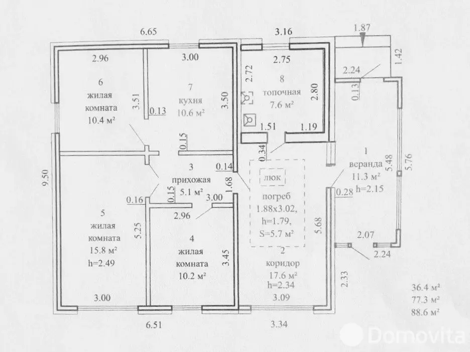 коттедж, Речица, ул. Тургенева, д. 5