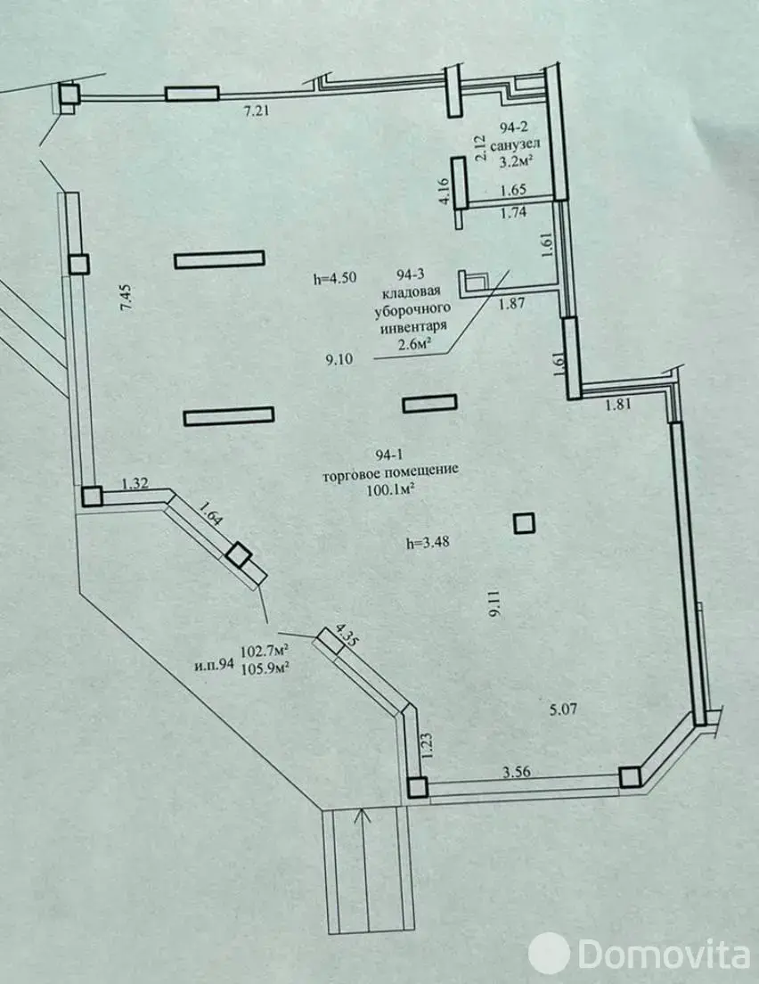 Стоимость аренды объекта сферы услуг, Минск, ул. Братская, д. 7