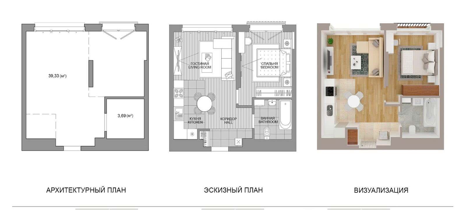 Продажа 1-комнатной квартиры в Минске, ул. Братская, д. 11/6, 51973 EUR, код: 1020999 - фото 2