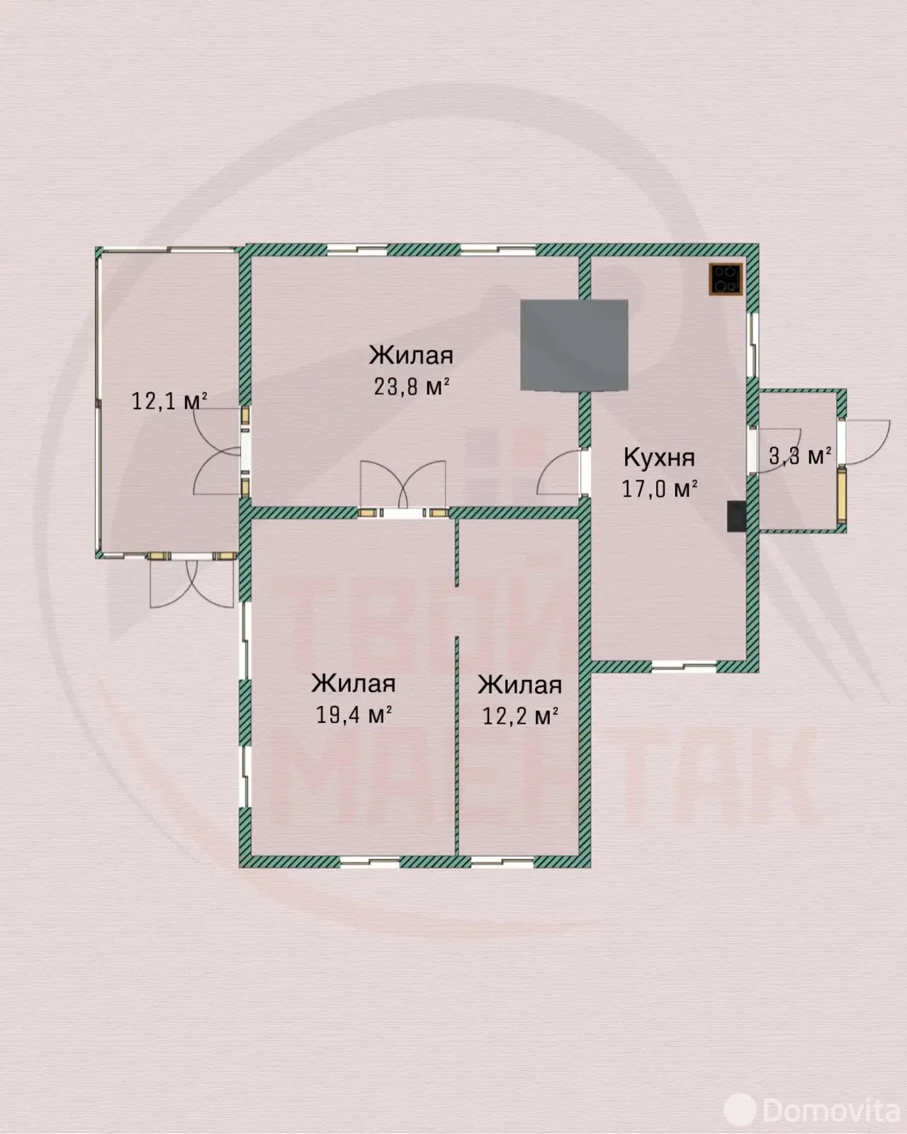 коттедж, Бытча, ул. Чуры - лучшее предложение