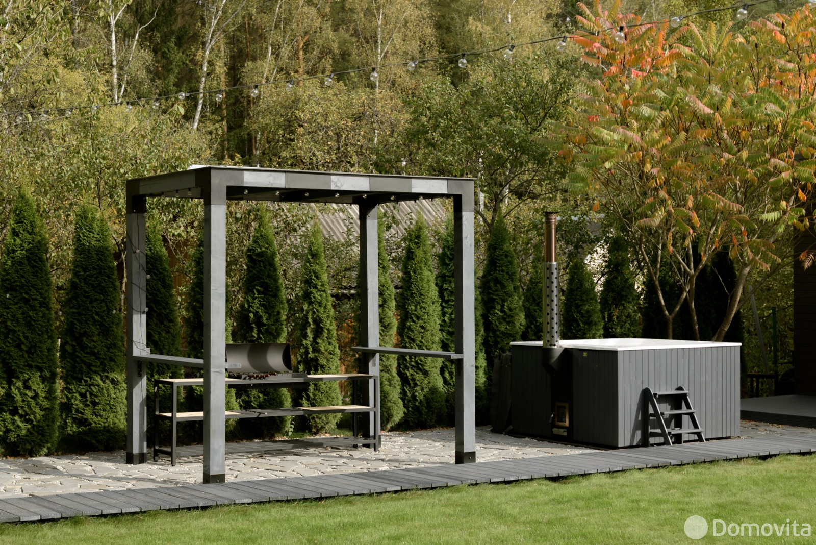  Коттедж Дом с баней и купелью около Крыжовки 8 км от МКАД на сутки в Урожай , 100USD, код 1342 - фото 3