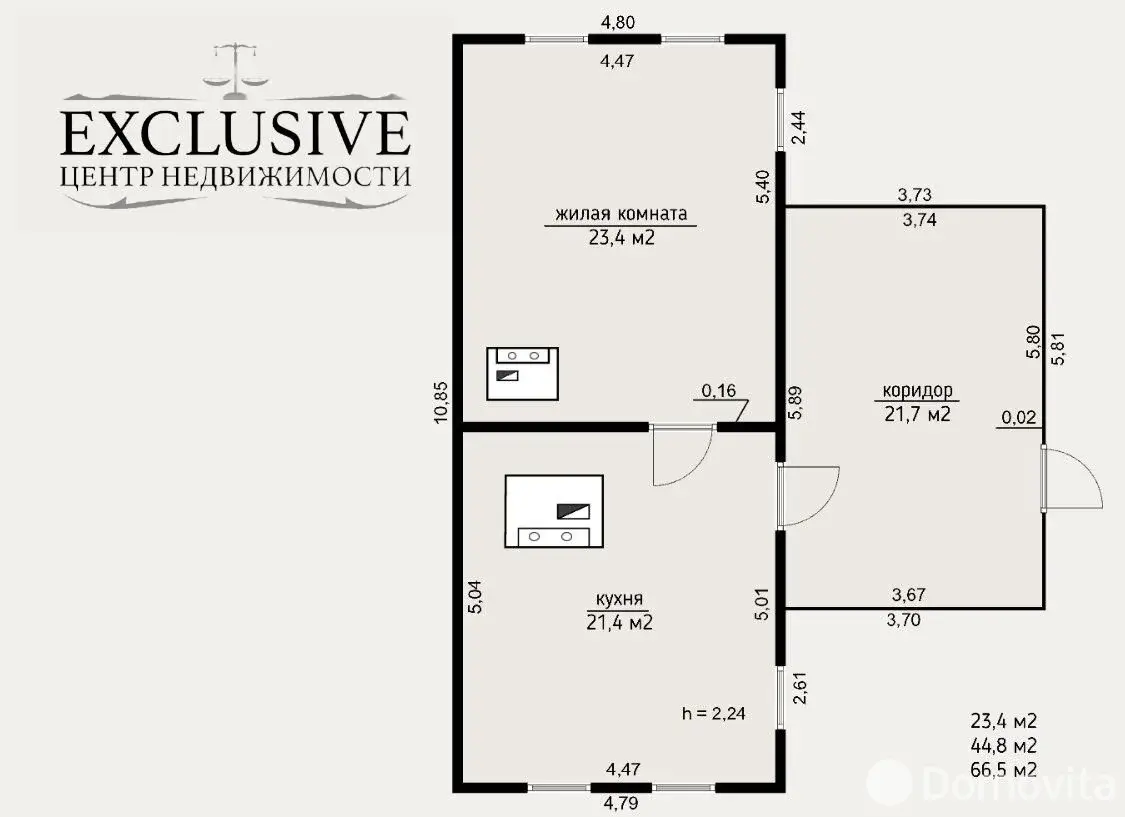 Цена продажи дома, Радошковичи, ул. Волоки, д. 23/А