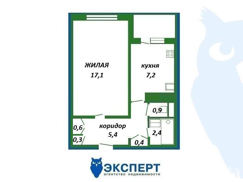 квартира, Минск, ул. Одинцова, д. 11 на ст. метро Каменная горка