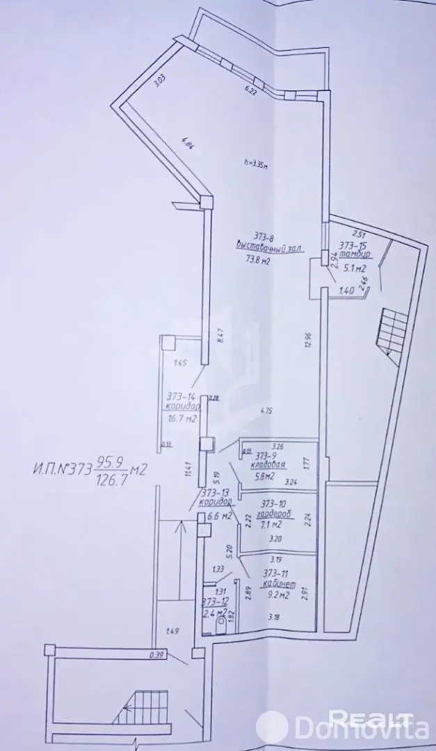 Помещение под сферу услуг в Минске, Игуменский тр-т, д. 16, код 3698 - фото 2