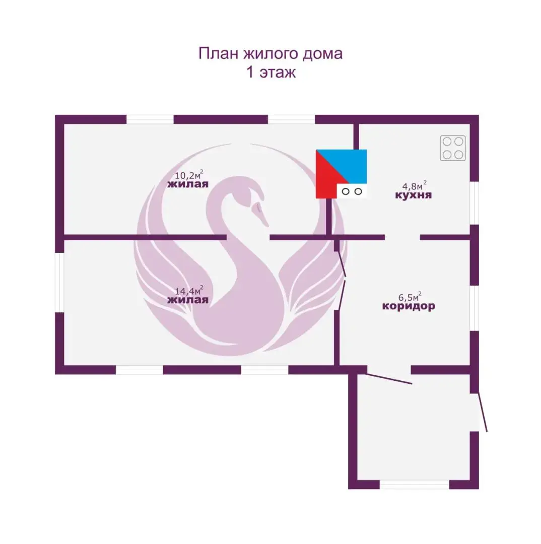 дом, Пересады, пер. Садовый, д. 2