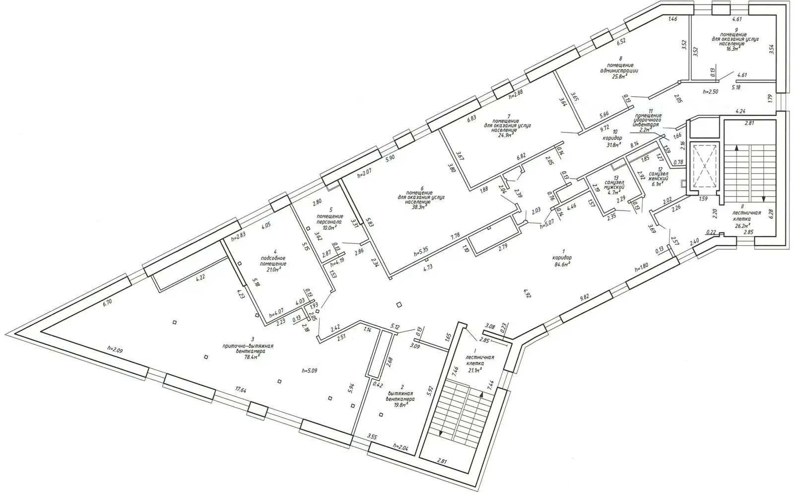 Аренда офиса на ул. Юрово-Завальная, д. 13 в Минске, 13132BYN, код 14558 - фото 13
