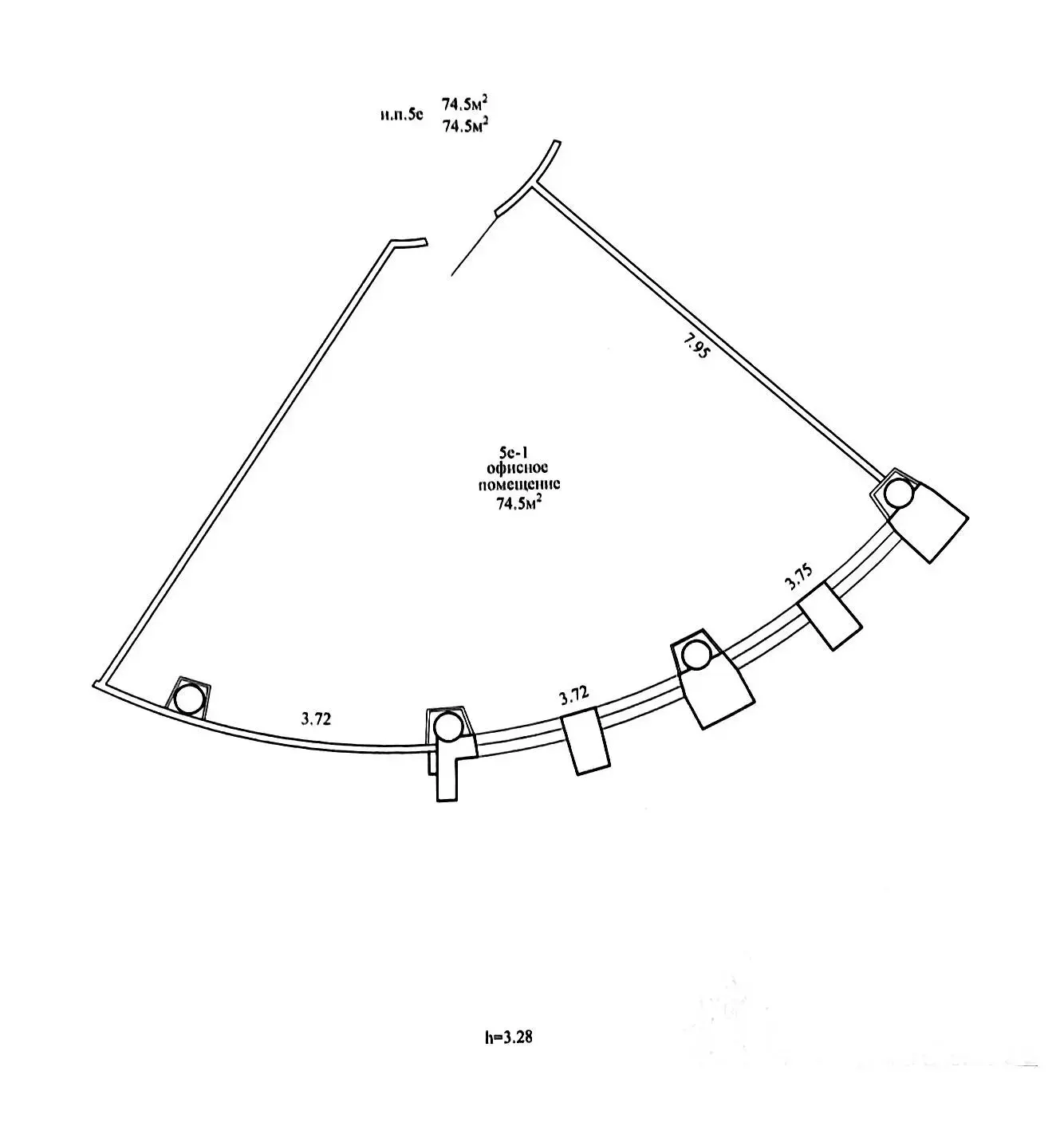 Стоимость продажи офиса, Минск, ул. Домбровская, д. 9