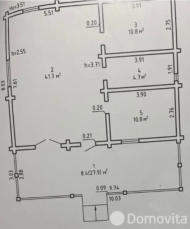 Цена продажи коттеджа, Гаспадар-2002, 