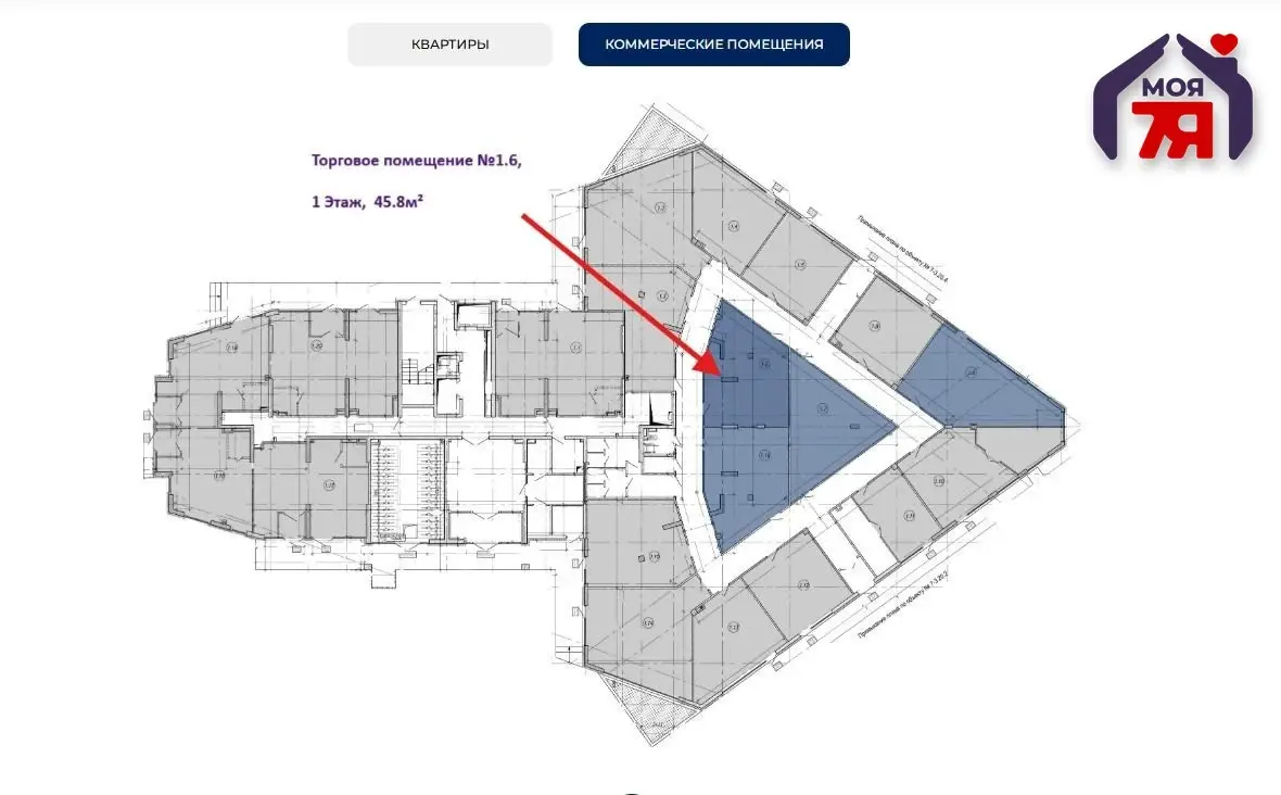 торговый объект, Минск, ул. Брилевская, д. 27, стоимость продажи 287 023 р.
