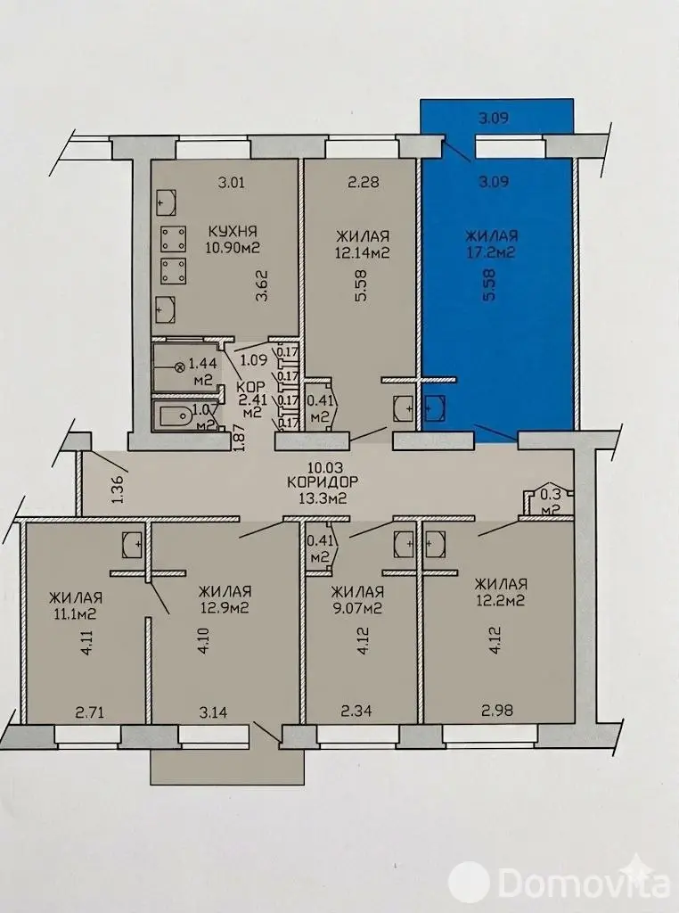 Купить комнату в Минске, ул. Филатова, д. 18, цена 37000 USD, код 7673 - фото 11