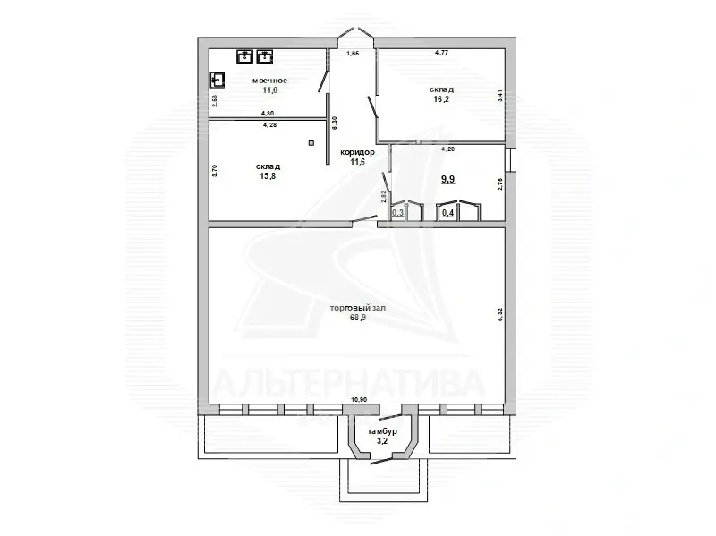 Продажа торгового помещения в Кобрине, 52500USD, код 998916 - фото 13